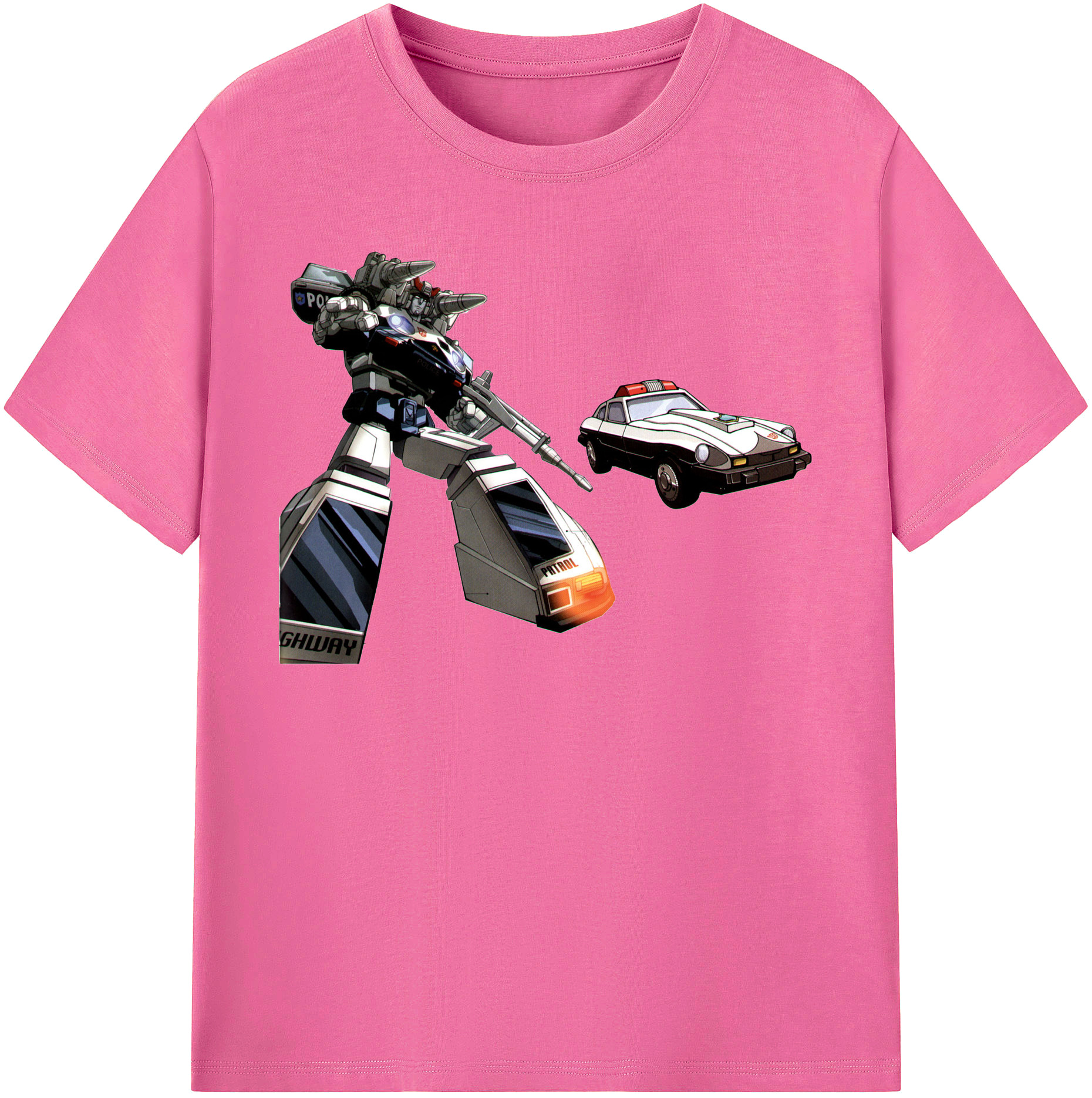 （画像用）  レディースカジュアルプリントTシャツ（綿100％）